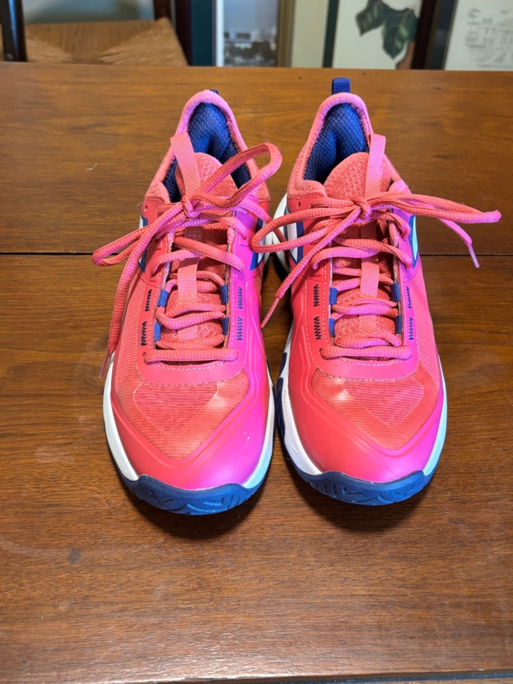 Diadora Women’s Finale AG Tennis Shoes Pink/white/Blue Size 7 Style 101179358